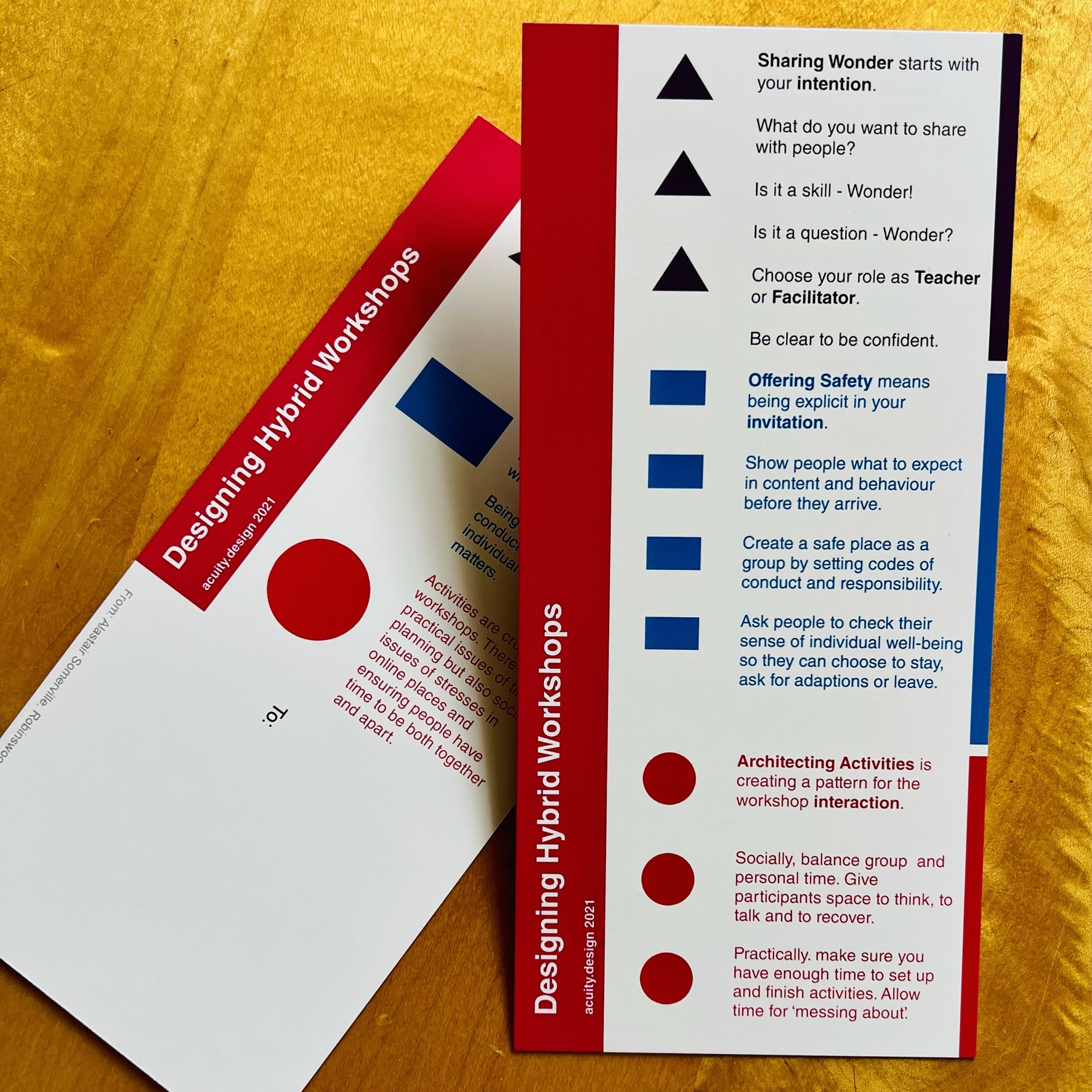 Designing Hybrid Workshops Acuity Design