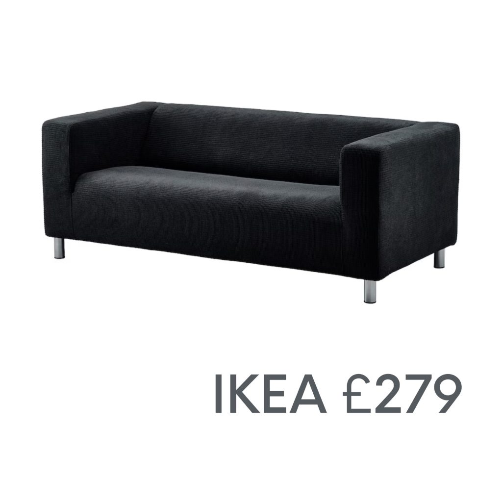 Two person sofa from IKEA brochure for £279